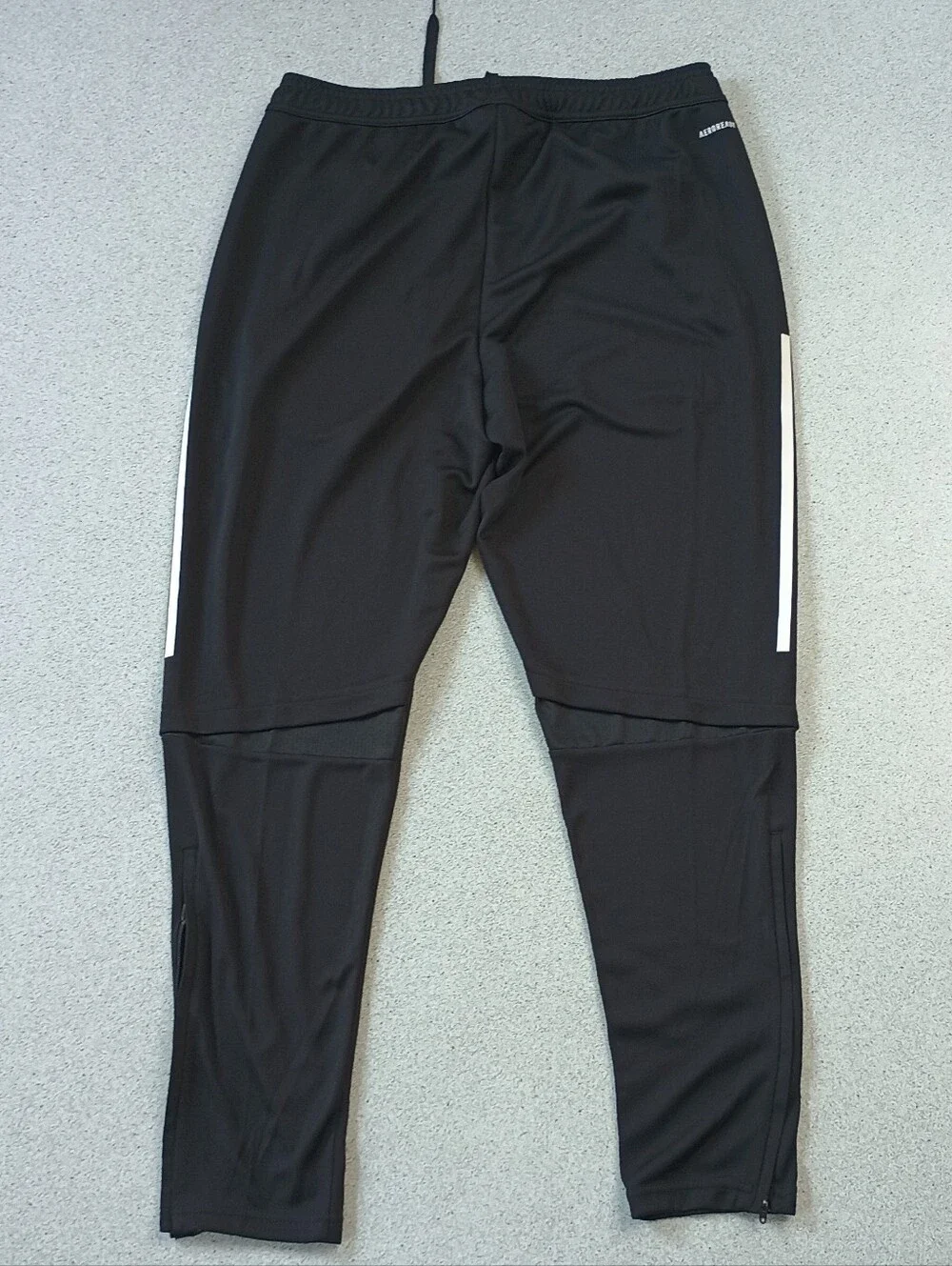 Adidas Tiro 21 Aeroready Black 3-Stripe Training Track Pants Large L